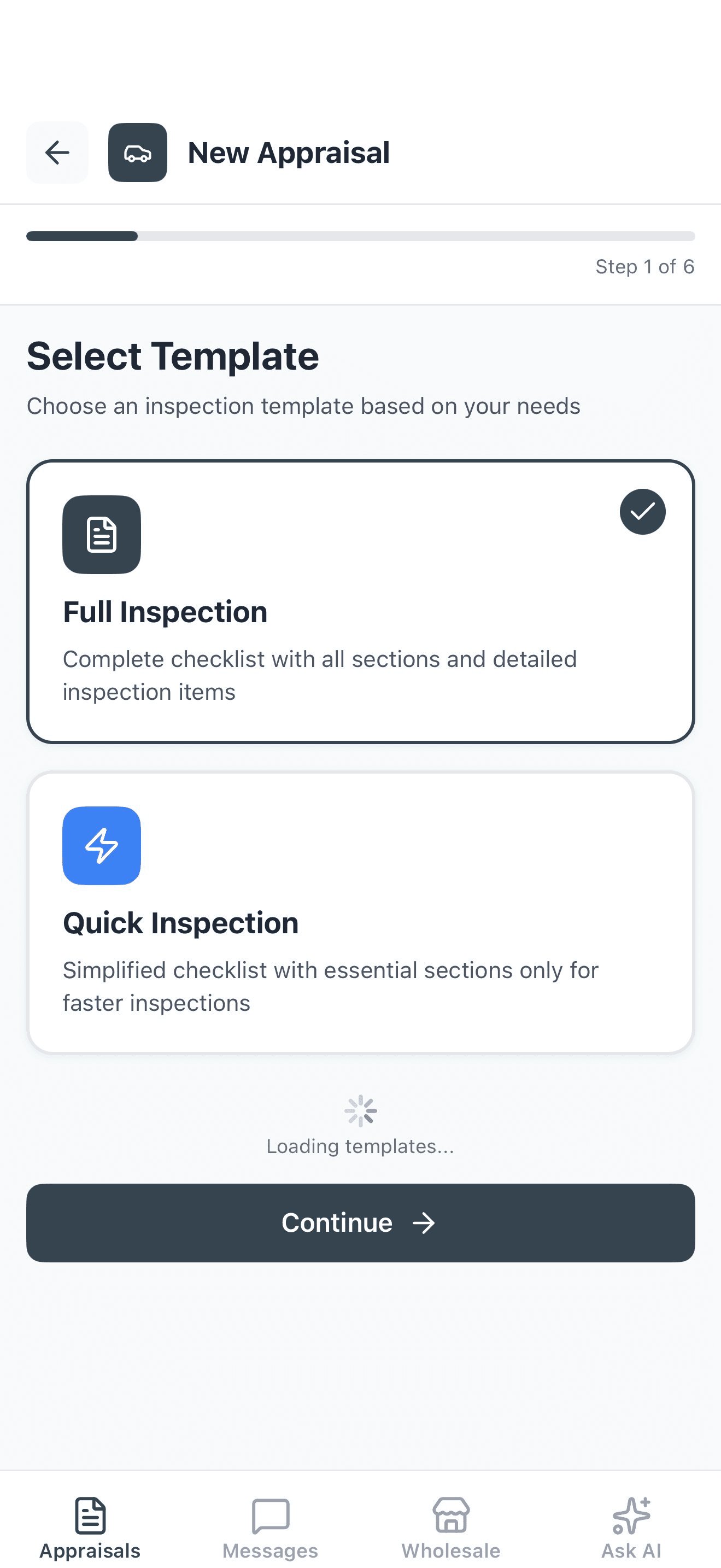 Appraiso mobile app
